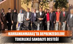 Kahramanmaraş’ta Depremzedelere Tekerlekli Sandalye Desteği