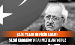 Şair, Yazar Ve Fikir Adamı Sezai Karakoç’u Rahmetle Anıyoruz