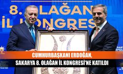 Cumhurbaşkanı Erdoğan, Sakarya 8. Olağan İl Kongresi'ne katıldı