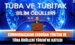 Cumhurbaşkanı Erdoğan Tübitak Ve Tüba Ödülleri Töreni’ne Katıldı