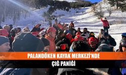 Palandöken Kayak Merkezi'nde çığ paniği