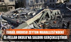 İsrail Ordusu Zeytun Mahallesi'ndeki El-Fellah Okulu'na Saldırı Gerçekleştirdi