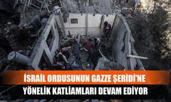 İsrail Ordusunun Gazze Şeridi'ne Yönelik Katliamları Devam Ediyor