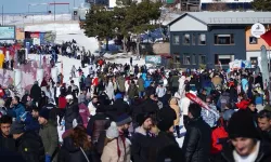 Kayseri Erciyes'e hafta sonu turist akını