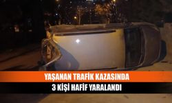 Kahramanmaraş’ta iki otomobil çarpıştı: 3 yaralı