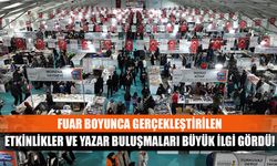 Fuar boyunca gerçekleştirilen etkinlikler ve yazar buluşmaları büyük ilgi gördü!