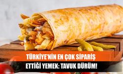 Türkiye'nin En Çok Sipariş Ettiği Yemek: Tavuk Dürüm!