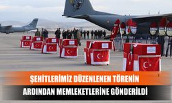 Şehitlerimiz Düzenlenen Törenin Ardından Memleketlerine Gönderildi