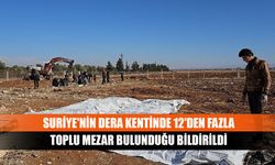 Suriye'nin Dera kentinde 12'den fazla toplu mezar bulunduğu bildirildi