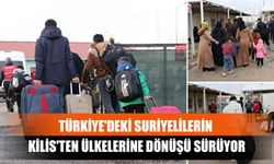 Türkiye'deki Suriyelilerin Kilis'ten Ülkelerine Dönüşü Sürüyor