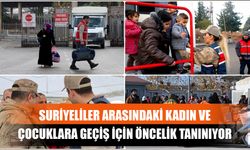 Suriyeliler Arasındaki Kadın Ve Çocuklara Geçiş İçin Öncelik Tanınıyor