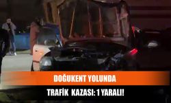 Doğukent Yolunda Trafik  Kazası: 1 Yaralı!