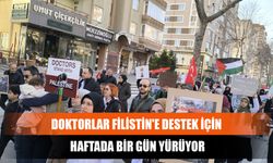 Doktorlar Filistin'e Destek İçin Haftada Bir Gün Yürüyor