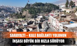 Sarayaltı – Kale Bağlantı Yolunun İnşası Büyük Bir Hızla Sürüyor