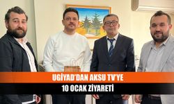 UGİYAD’dan Aksu TV’ye 10 Ocak ziyareti