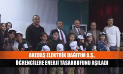 Akedaş Elektrik Dağıtım A.Ş., Enerji Verimliliği Haftası'nda Öğrencilere Enerji Tasarrufunu Aşıladı