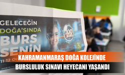 Kahramanmaraş Doğa Kolejinde Bursluluk Sınavı Heyecanı Yaşandı