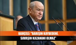 Bahçeli: "Barışın kaybedeni, savaşın kazananı olmaz”