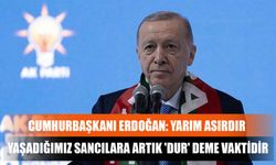 Cumhurbaşkanı Erdoğan: Yarım asırdır yaşadığımız sancılara artık 'dur' deme vaktidir