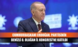 Cumhurbaşkanı Erdoğan, Partisinin Denizli 8. Olağan İl kongresi'ne katıldı