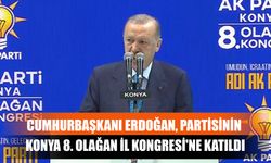 Cumhurbaşkanı Erdoğan, Partisinin Konya 8. Olağan İl Kongresi'ne Katıldı