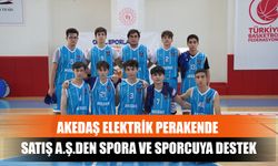 Akedaş Elektrik Perakende Satış A.Ş.den Spora Ve Sporcuya Destek