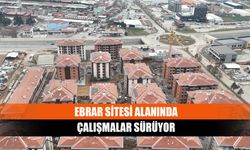 Ebrar sitesi alanında çalışmalar sürüyor