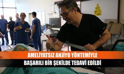 Ameliyatsız anjiyo yöntemiyle başarılı bir şekilde tedavi edildi