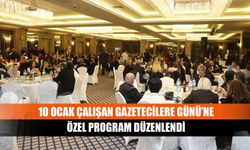 10 Ocak Çalışan Gazetecilere Günü’ne özel program düzenlendi