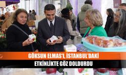 Göksun Elmas'ı, İstanbul’daki etkinlikte göz doldurdu