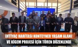 İhtiyaç Haritasi Konteyner Yaşam Alani ve KIGEM Projesi İçin Tören Düzenlendi