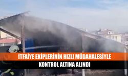 İtfaiye ekiplerinin müdahalesiyle kontrol altına alındı!