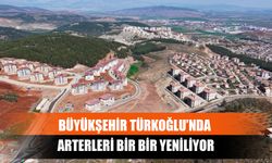 Büyükşehir Türkoğlu’nda Arterleri Bir Bir Yeniliyor