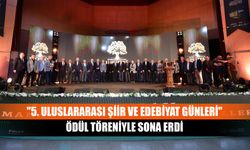 Kahramanmaraş 5. Uluslararası Şiir Ve Edebiyat Günleri" ödül töreniyle sona erdi
