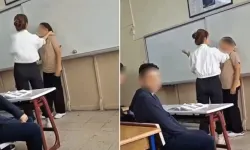 Öğretmeni böyle görüntülediler, hem dövdü hem hakaret etti