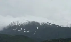 Mayıs'ın ortasında dağlar karla kaplandı!