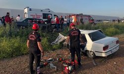 Kahramanmaraş’ta iki otomobil kafa kafaya çarpıştı: 6 yaralı
