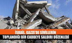 İsrail, Gazze'de Sivillerin Toplandığı Bir Caddeye Saldırı Düzenledi