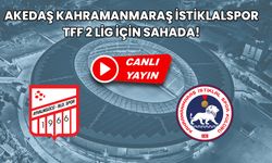 AKEDAŞ Kahramanmaraş İstiklalspor, Ayvalıkgücü maçını canlı izle!