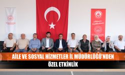 Aile ve Sosyal Hizmetler İl Müdürlüğü’nden özel etkinlik