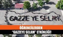 Öğrencilerden  “Gazzeye Selam” Etkinliği!