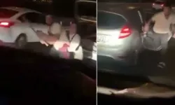 Trafikte Dehşet: Baltayla Otomobile Saldıran 2 Kişi Gözaltında!