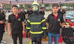 Ağustos fuarı’nda itfaiyeden hayat kurtaran bilgiler ve miniklere tırmanış keyfi!
