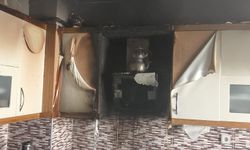 Apartman yangını korku ve paniğe neden oldu