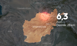 Afganistan'da 6.3 büyüklüğünde deprem meydana geldi