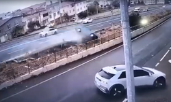 Kahramanmaraş’ta iki ayrı noktada kaza güvenlik kamerasında