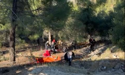 Kahramanmaraş’ta kamyon uçuruma yuvarlandı