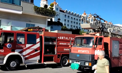 Manavgat'ta 5 yıldızlı otelde yangın paniği!
