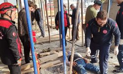 Kahramanmaraş’ta inşaat iskelesinden düşen işçi yaralandı!