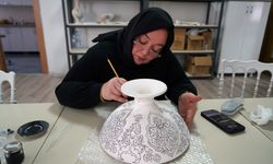 Kahramanmaraşlı kadınlar sanat atölyeleriyle hayata tutunuyor